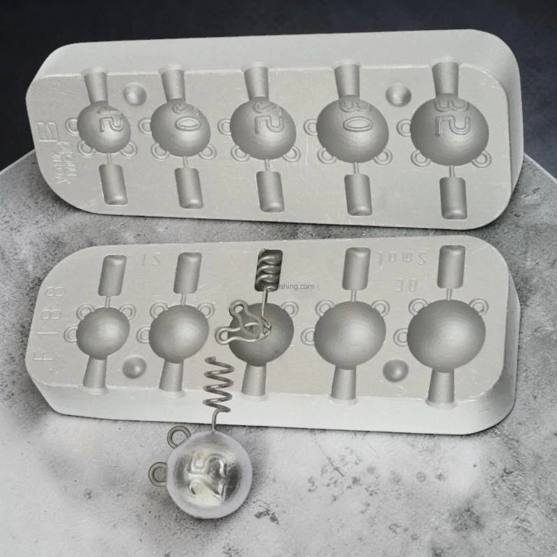 Forma na olovo pružinkové hlavy 20g, 25g, 30g, 35g