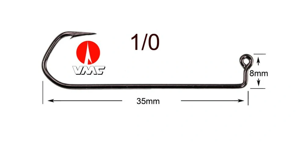 JIGOVÝ HÁČEK VMC 5150 BLACK NICKEL VEL.1/0-10KS