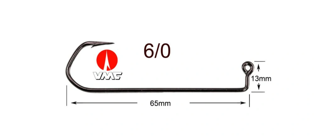 JIGOVÝ HÁČEK VMC 5150 BLACK NICKEL VEL.6/0-100KS