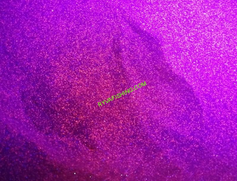 RYVALURES-GUMOVÁ BARVA NA JIGOVÉ HLAVY UV RED GLITTER 80G