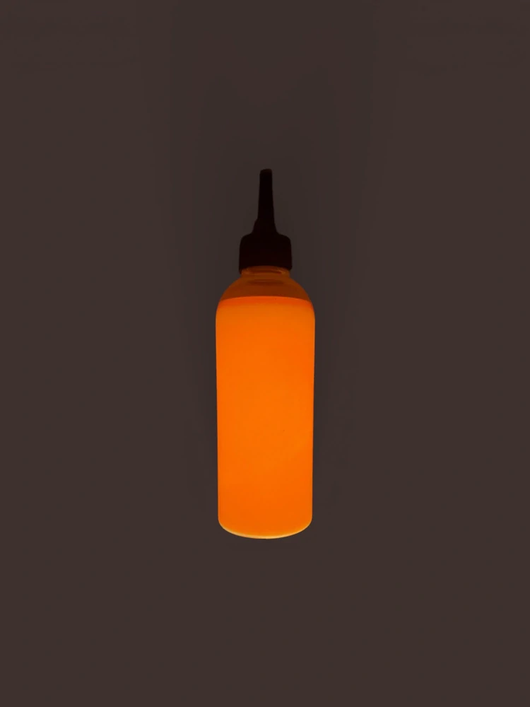 RYVALURES PLASTISOL COLOR PHOTOLUMINESCENT ORANGE 200ML.