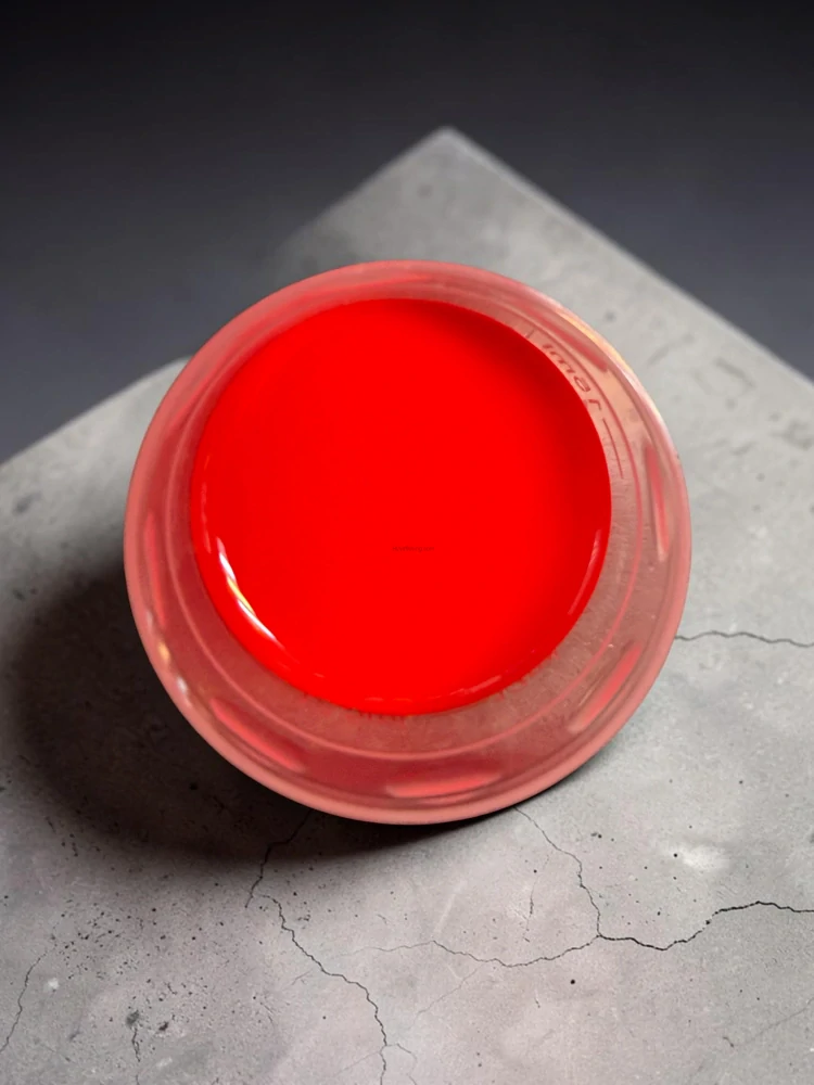 RYVALURES PLASTISOL COLOR NEON UV ROUGE BRILLANT 500ML.