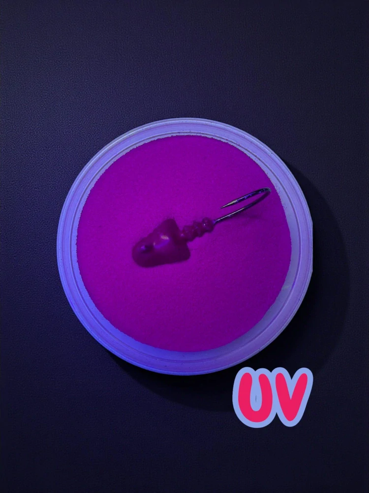 GUMOVÁ BARVA NA JIGOVÉ HLAVIČKY UV PURPLE 500G