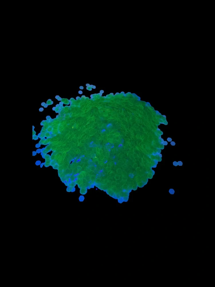 RyvaLures glitter fluo green 20g - 3,0mm
