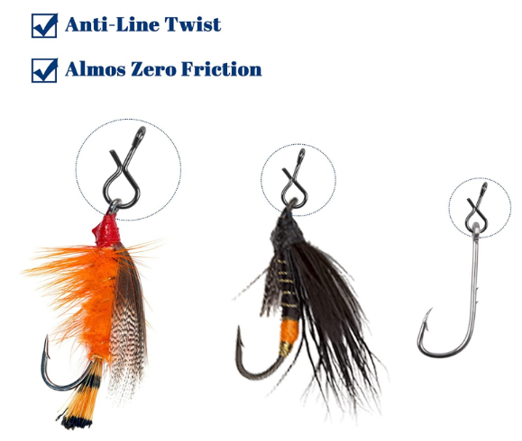 FLY CLIPS NO-KNOT FAST SNAP - 20KS