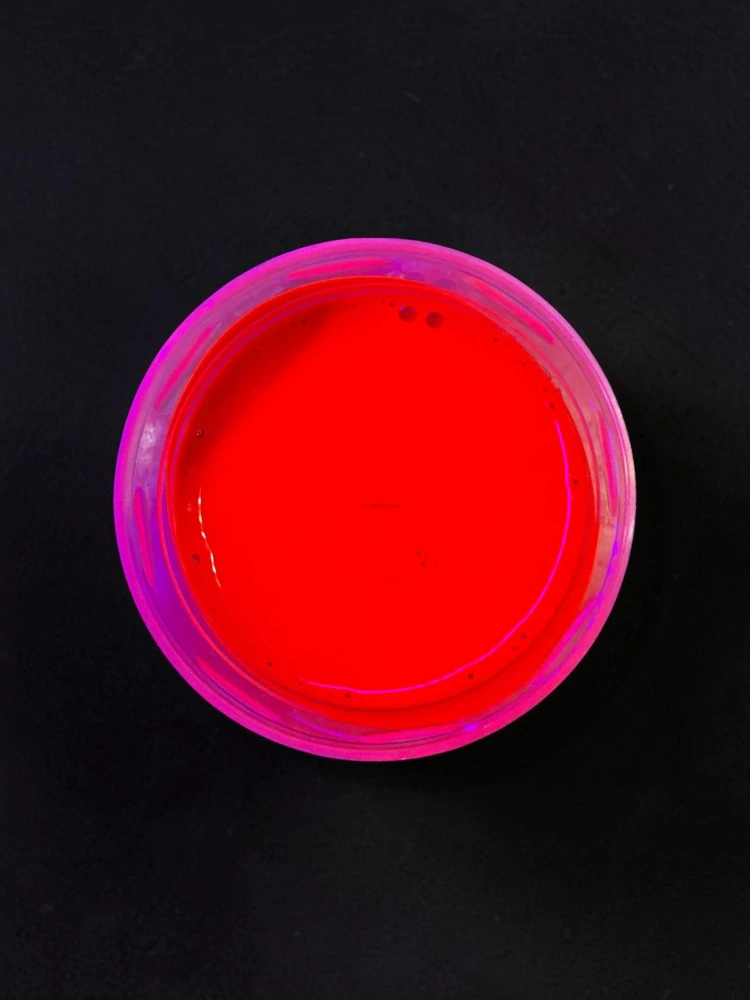 RYVALURES PLASTISOL COLOR NEON UV RED BRILLANT 200ML.