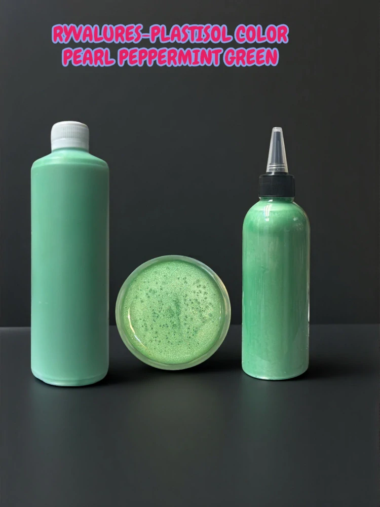 RyvaLures Plastisol Color Pearl Peppermint Green 500 ml
