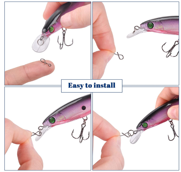 FLY CLIPS NO-KNOT FAST SNAP - 20KS