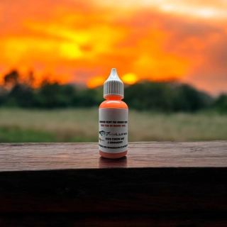 RYVALURES SOFTBAIT PAINT FLUO UV DARK ORANGE 30ML.
