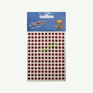 SAMOLEPÍCÍ 3D OČI RED 5MM-154KS