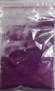 RYVALURES-GLITR DO GUMOVÝCH NÁSTRAH VIOLET 0,2MM-10G