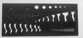 STŘIKACÍ ŠABLONA NA GUMOVÉ NÁSTRAHY AIR BRUSH 01