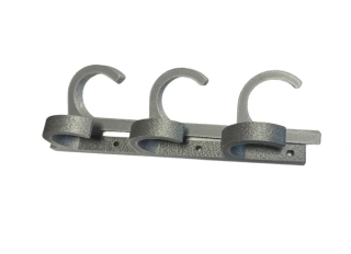 STROPNÍ DRŽÁK PRUTŮ SILVER VROUBEK 2KS -3D TISK