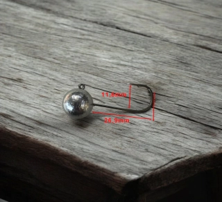 RYVALURES-JIGOVÁ HLAVA KOULE FINJIG 12G-1/0