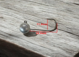 RYVALURES-JIGOVÁ HLAVA KOULE FINJIG 6G-1/0