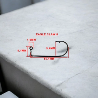 JIGOVÝ HÁČEK EAGLE CLAW VEL.10-100KS 
