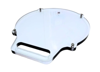 POLYKARBONÁTOVÉ VÍKO PRO VAKUOVOU KOMORU 340MM + OTVOR
