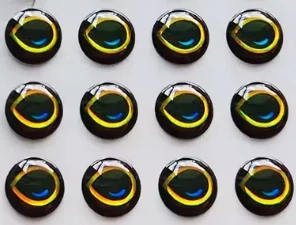 SAMOLEPÍCÍ 3D OČI FROG-8MM 20KS