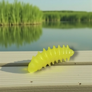 RYVALURES-WORM FLUO YELLOW HADRÁK - 10KS