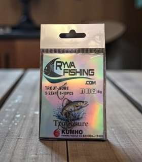 KUMHO-PSTRUHOVÉ BEZHROTOVÉ HÁČKY TROUT SURE VEL.8-10KS 