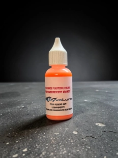 RYVALURES PLASTISOL COLOR PHOTOLUMINESCENT ORANGE 30ML.