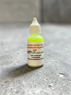 RYVALURES PLASTISOL COLOR PHOTOLUMINESCENT YELLOW-GREEN 30ML.