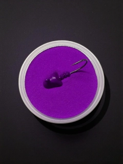 GUMOVÁ BARVA NA JIGOVÉ HLAVIČKY UV PURPLE 500G