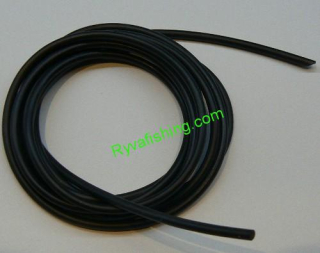 Silikonová hadička 1,5mm -1m černá 