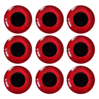 SAMOLEPÍCÍ OČI 3D RED-BLACK-4MM 20KS 